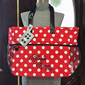 Disney Parks Minnie Mouse Polka Dot Tote Bag - NWT!!
